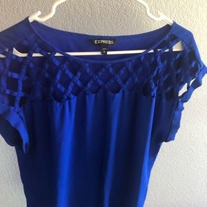 Express Blue Blouse